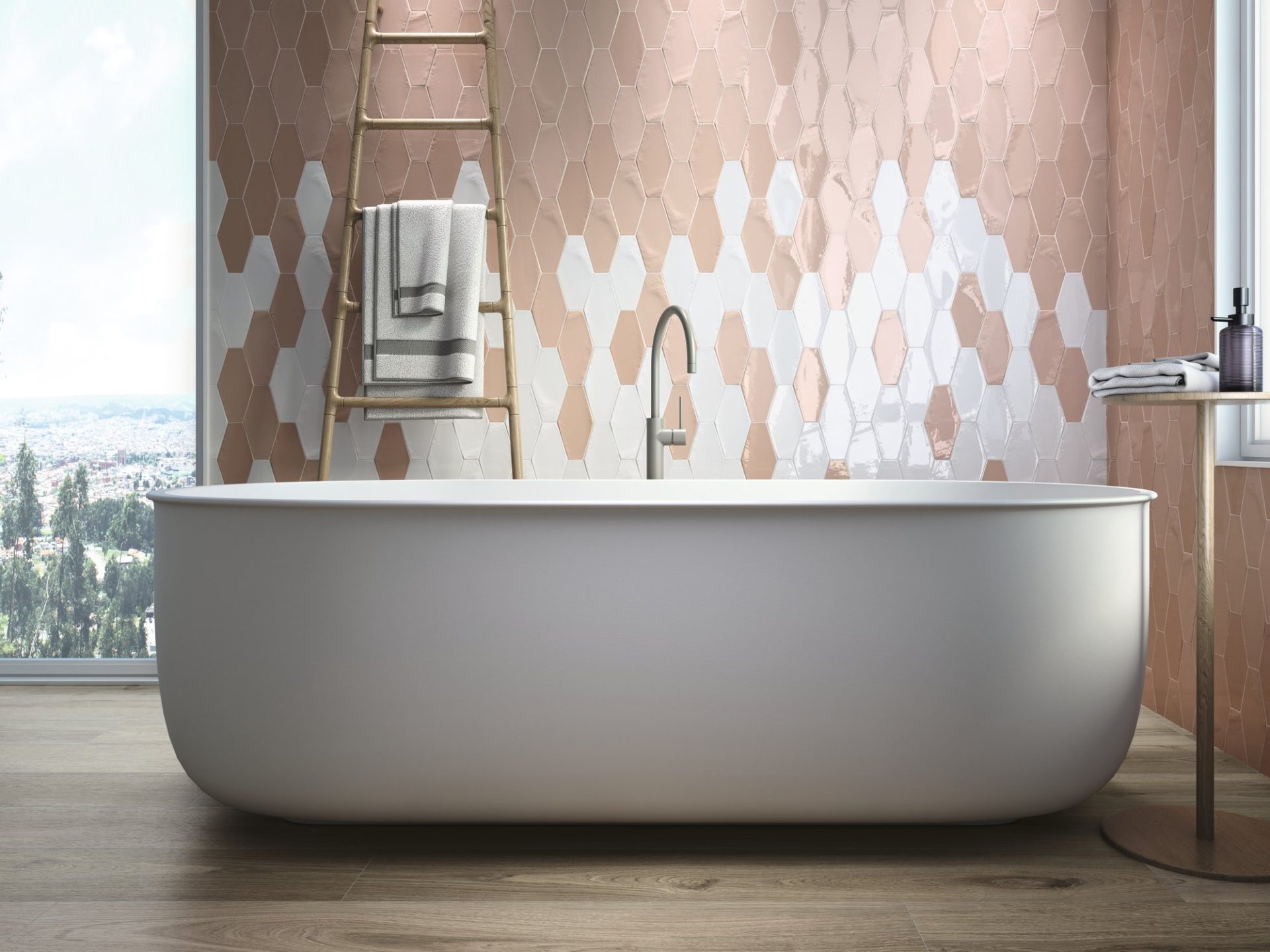 hexachic-carmen-harlequin-white-pink-wall-tiles