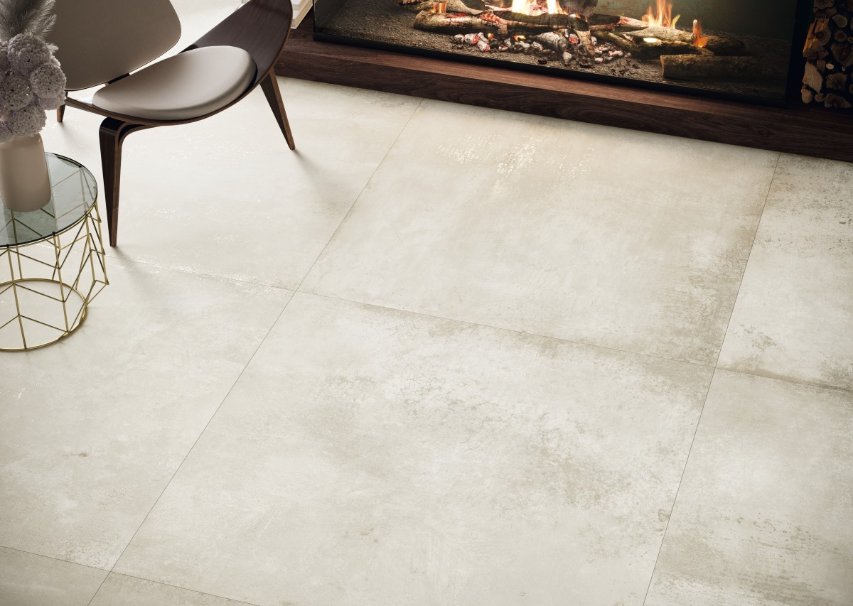 Distrito Marfil Coverlam large format tiles