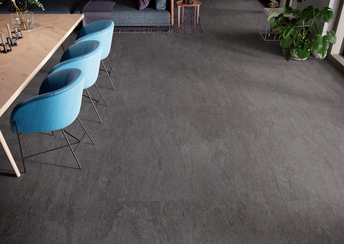 Coverlam Basaltina Antracita Grespania Coverlam large Tiles