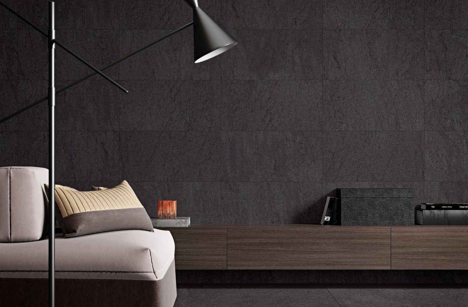 Basaltina Negro Matt Coverlam tile