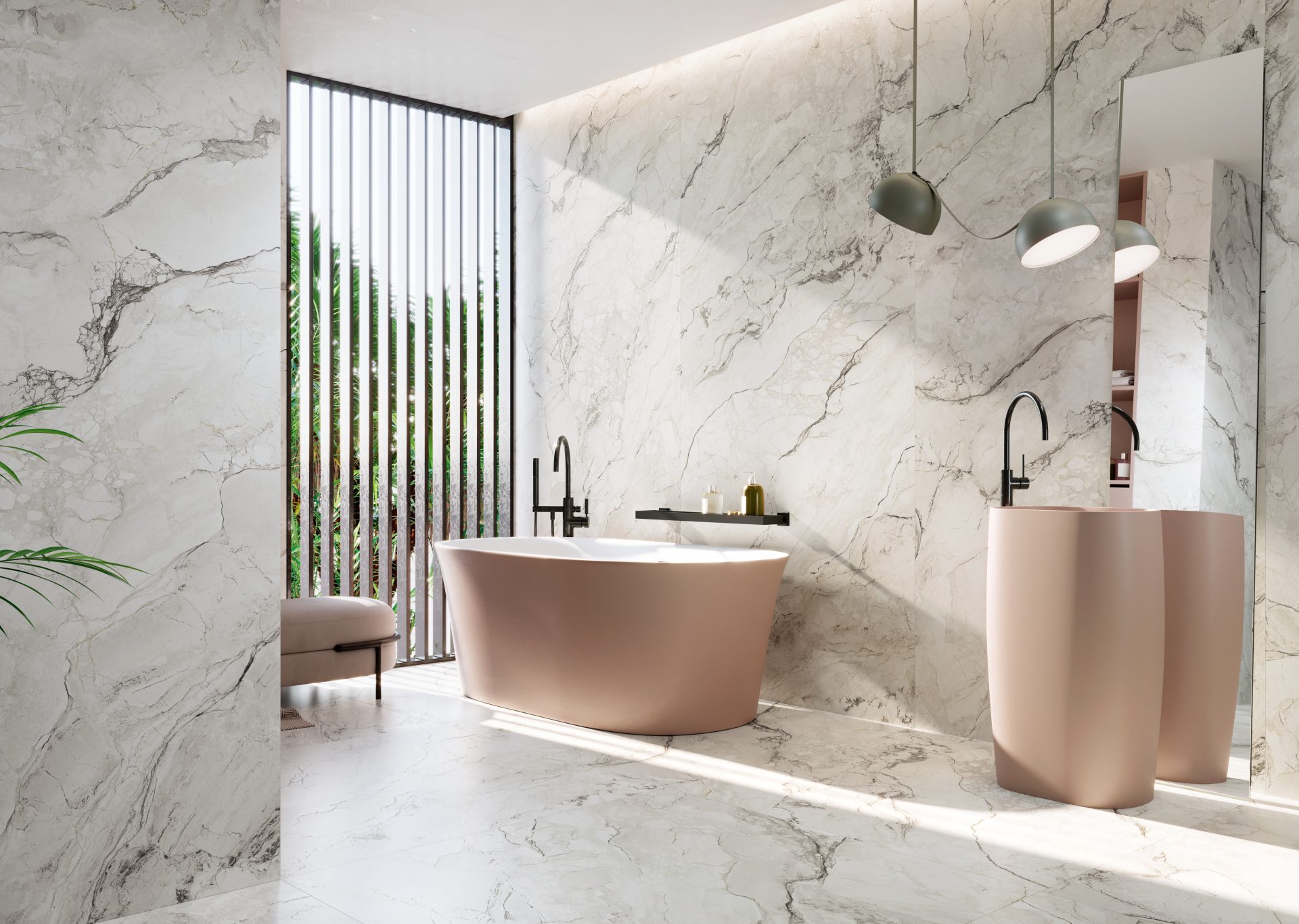 Grespania Coverlam Camouflage large format tile